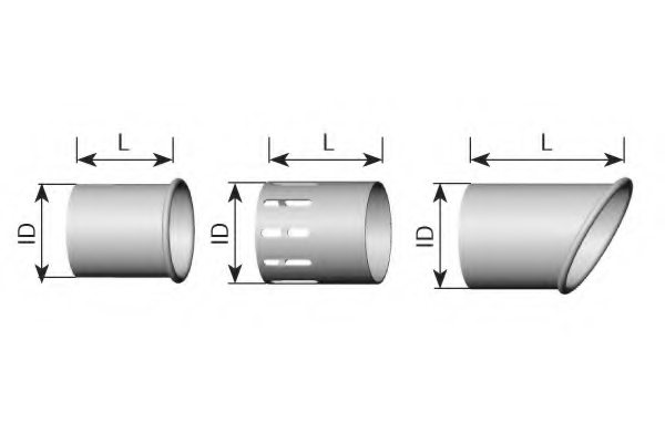 DINEX 69601 Exhaust Pipe